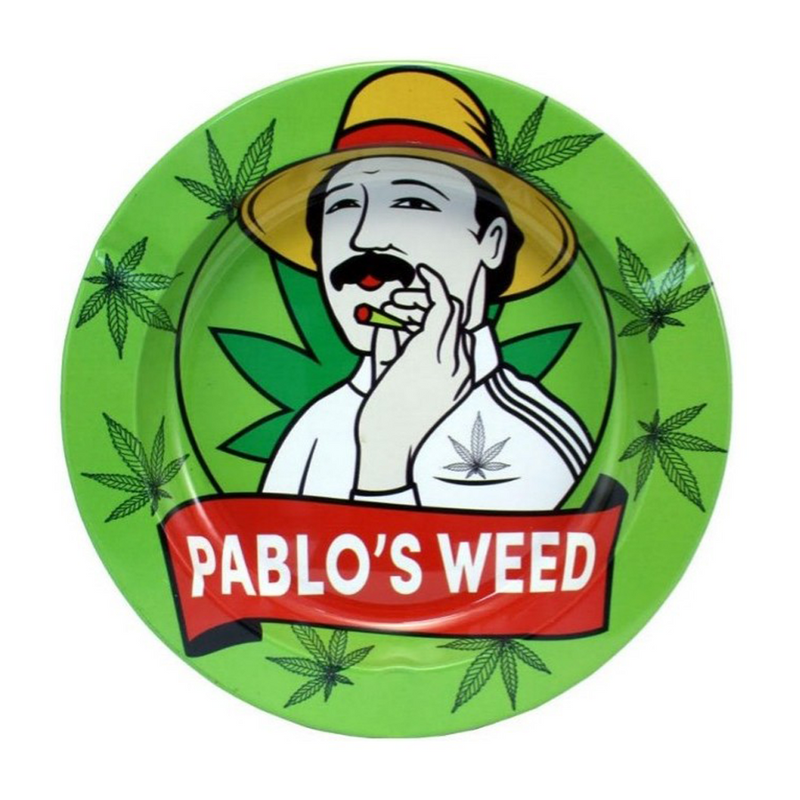 Posacenere In Metallo "Pablo's Weed"